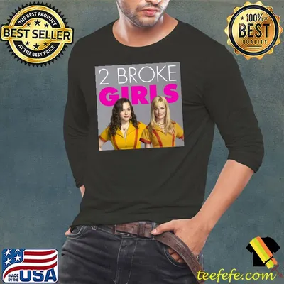 Max and caroline in 2 broke girls funny moment classic shirt