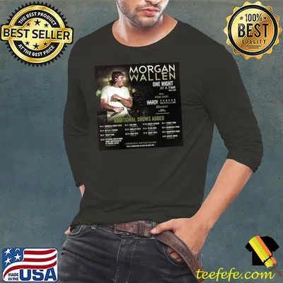 Morgan wallen adds dates to one night at a time world tour classic shirt