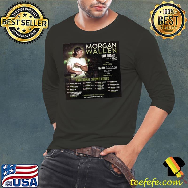 Morgan wallen adds dates to one night at a time world tour classic shirt Morgan wallen adds dates to one night at a time world tour classic shirt