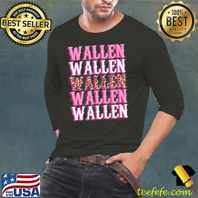Morgan wallen western country music pink leopard classic shirt