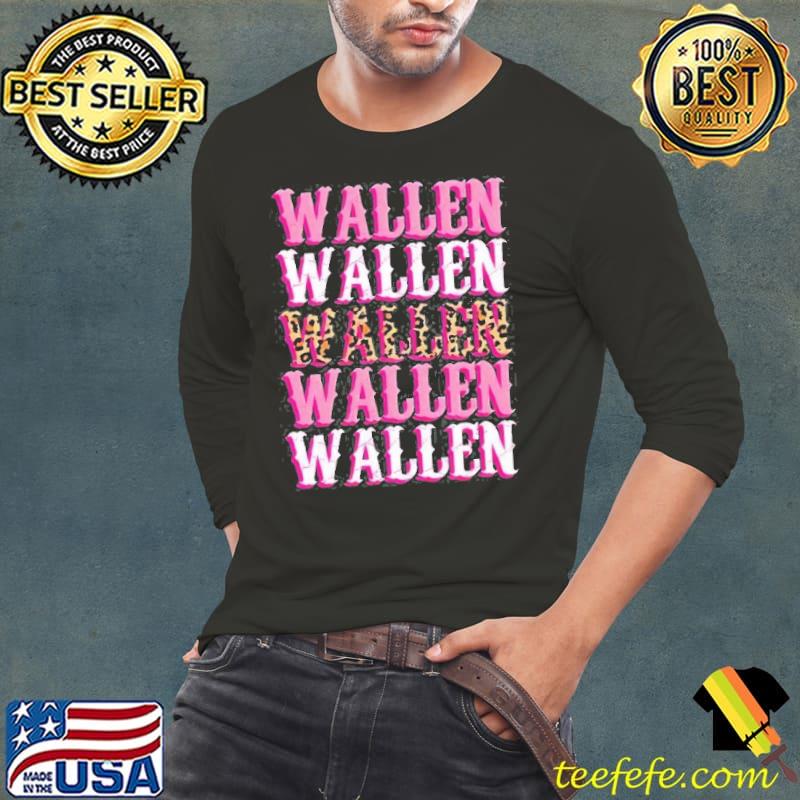 Morgan wallen western country music pink leopard classic shirt
