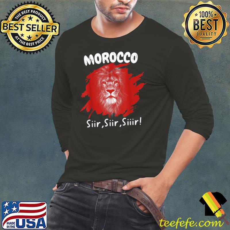 Morocco Flag Maroc Moroccan Flag Siir T-Shirt