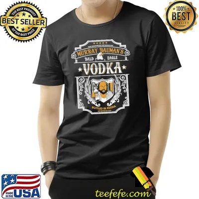Murray bauman's bald eagle stranger things vodka classic shirt
