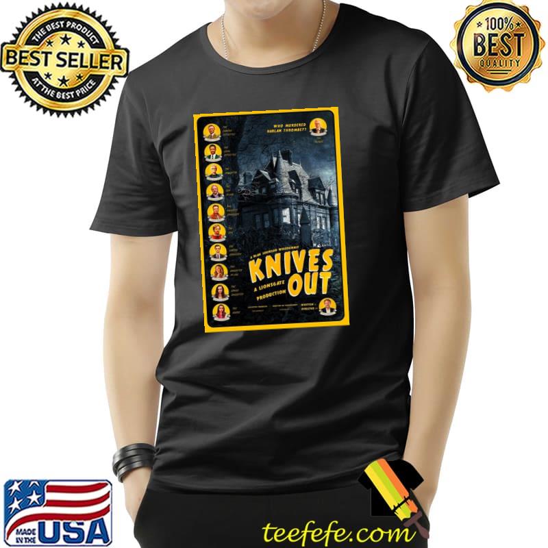 Mystery crime movie glass onion a knives out mystery shirt