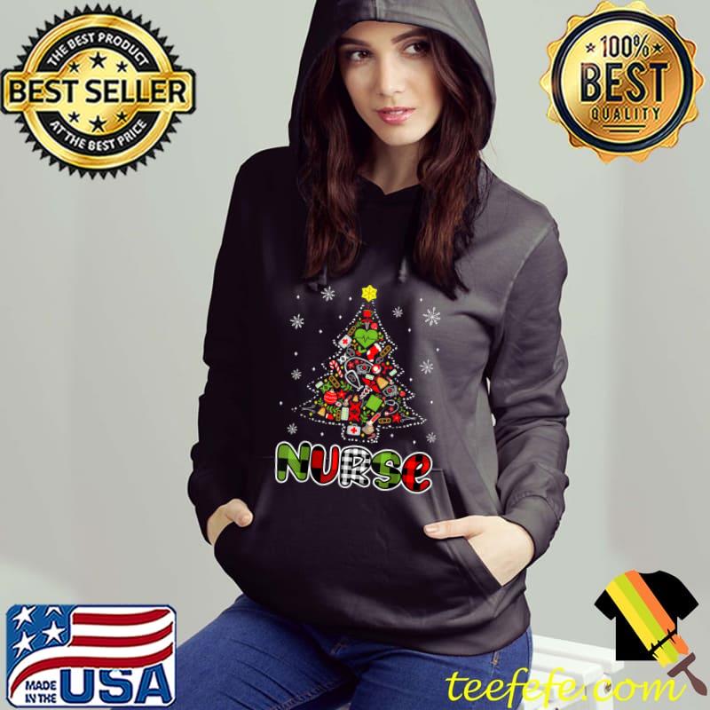 Nurse Christmas Tree Stethoscope RN LPN Scrub Nursing X-mas T-Shirt Hoodie Nurse Christmas Tree Stethoscope RN LPN Scrub Nursing X-mas T-Shirt Hoodie