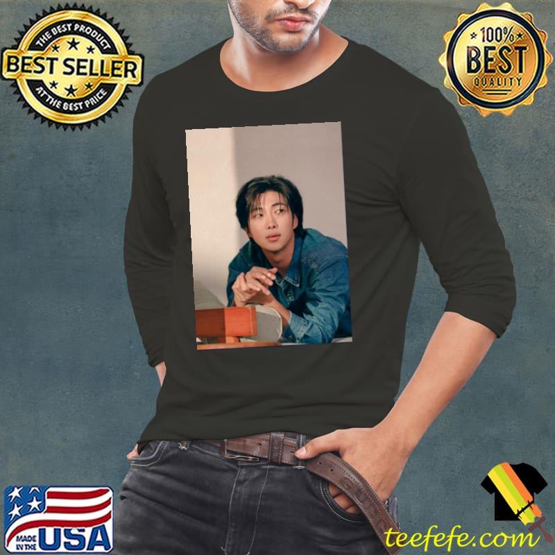 Photo sketch bts rm indigo kim namjoon classic s Long Sleeve Tee Photo sketch bts rm indigo kim namjoon classic s Long Sleeve Tee