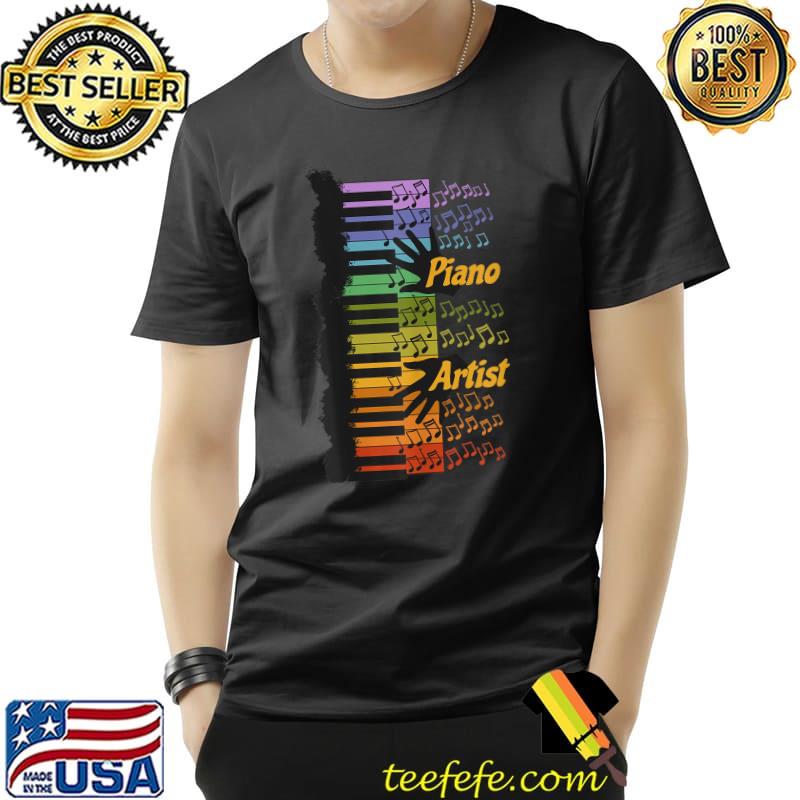 Piano artist musical instrument music lover player retro T-Shirt Piano artist musical instrument music lover player retro T-Shirt