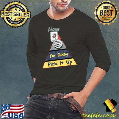 Pick It Up I’m Going Alone Cool Euchre Card Game Retro T-Shirt