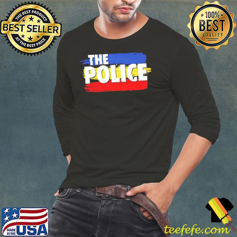Play the color the police rock band s Long Sleeve Tee Play the color the police rock band s Long Sleeve Tee