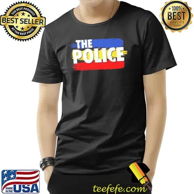Play the color the police rock band shirt