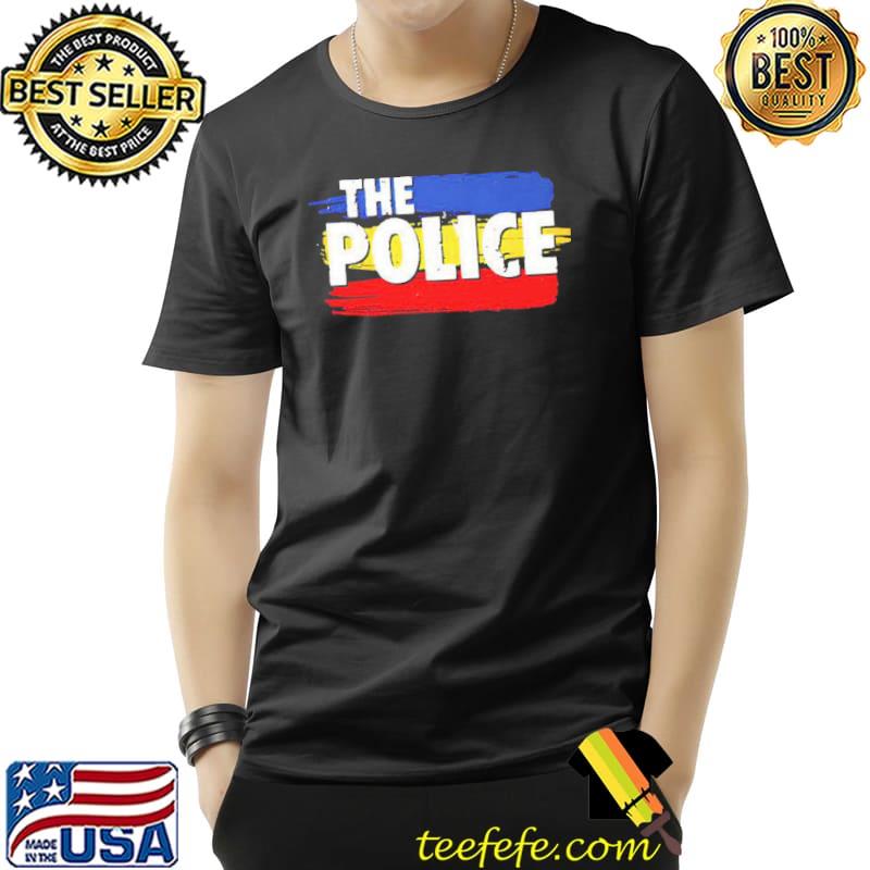 Play the color the police rock band shirt Play the color the police rock band shirt