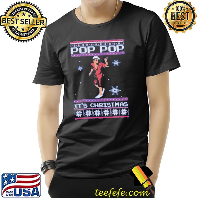 Pop pop it's christmas bruno mars ugly xmas classic s Unisex Pop pop it's christmas bruno mars ugly xmas classic s Unisex