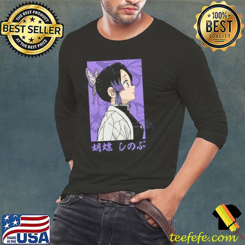 Portrait art of shinobu demon hunter demon slayer kimetsu no yaiba classic s Long Sleeve Tee Portrait art of shinobu demon hunter demon slayer kimetsu no yaiba classic s Long Sleeve Tee