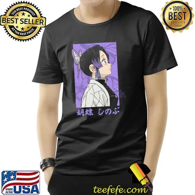 Portrait art of shinobu demon hunter demon slayer kimetsu no yaiba classic shirt