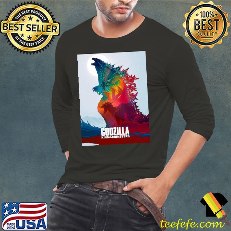 Poster Godzilla King Of The Monster Shirt Long Sleeve Tee Poster Godzilla King Of The Monster Shirt Long Sleeve Tee