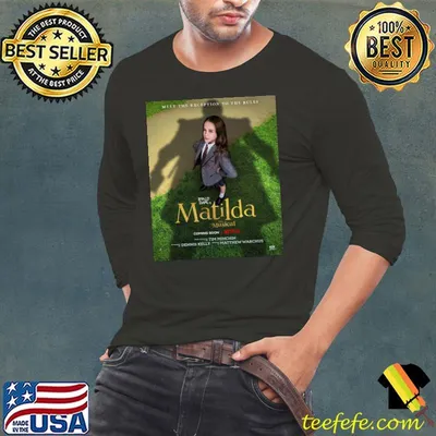 Roald dahl's matilda the musical graphic classic shirt