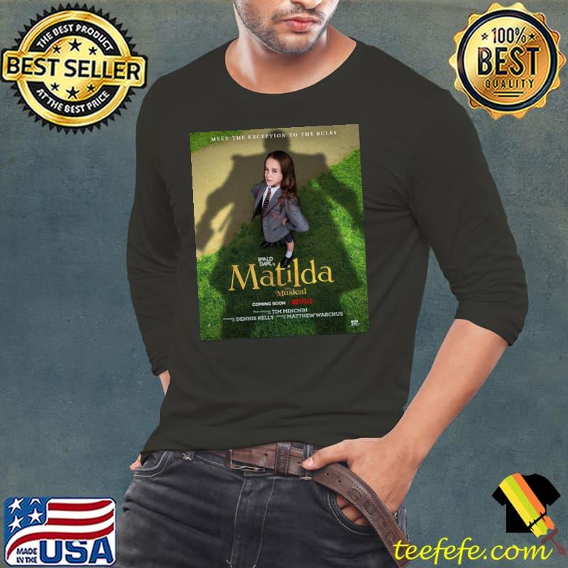 Roald dahl's matilda the musical graphic classic shirt