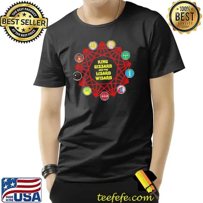 Rock band king gizzard and the lizard wizard shirt