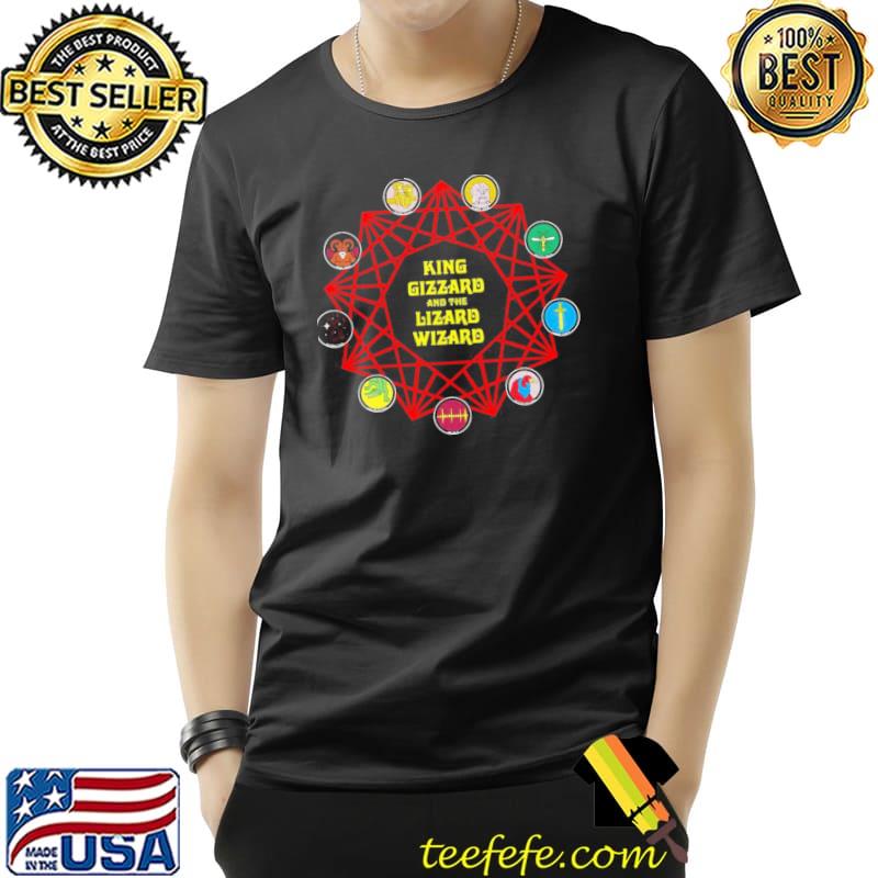 Rock band king gizzard and the lizard wizard shirt