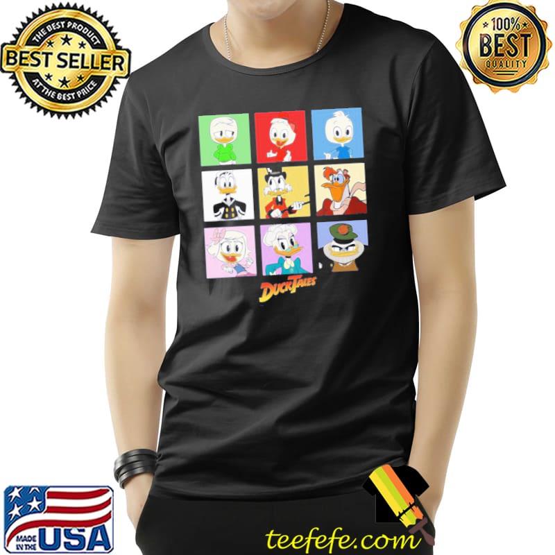 Select your characters of duck tales disney Donald ducktales shirt