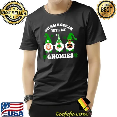 Shenanigans With My Gnomies St Patrick's Day Gnome Irish T-Shirt