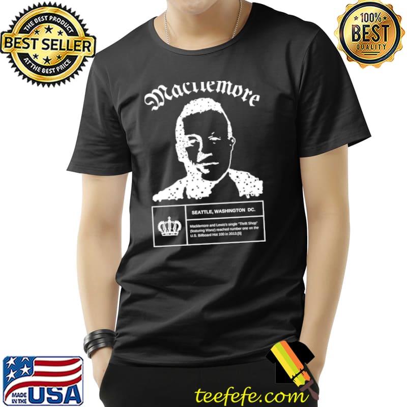 Single thrift shop by macklemore and lewis billboard hot 100 shirt
