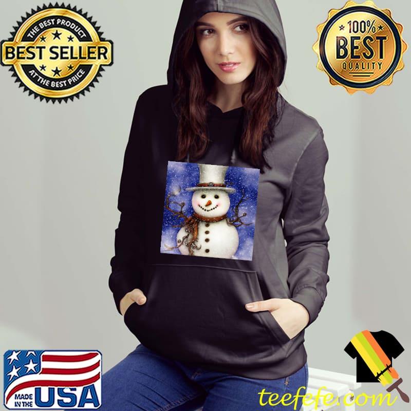Snowman Steampunk Artistic Winter Snow Holiday Christmas T-Shirt Hoodie Snowman Steampunk Artistic Winter Snow Holiday Christmas T-Shirt Hoodie