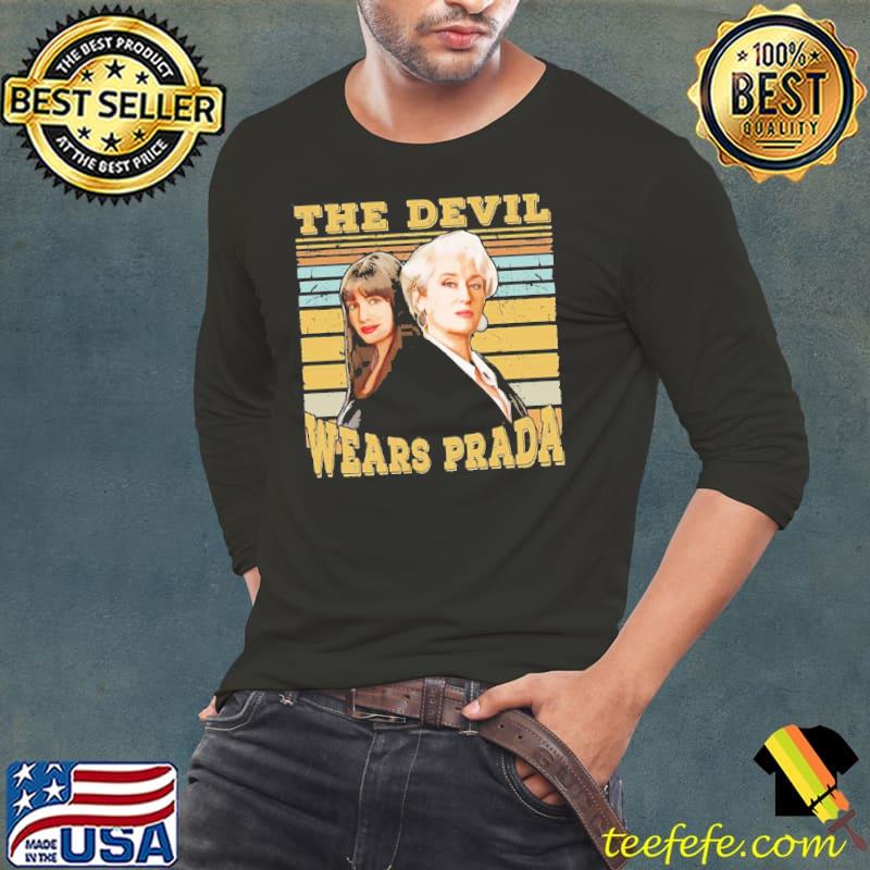 Sunset design the devil wears prada retro vintage classic shirt