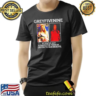 Taste for terror carrie g59 grey five nine shirt
