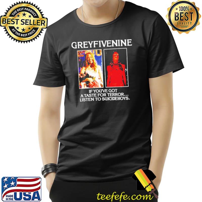 Taste for terror carrie g59 grey five nine shirt