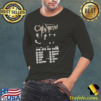 The eye on tour 2023 chaoseum with dates trending shirt