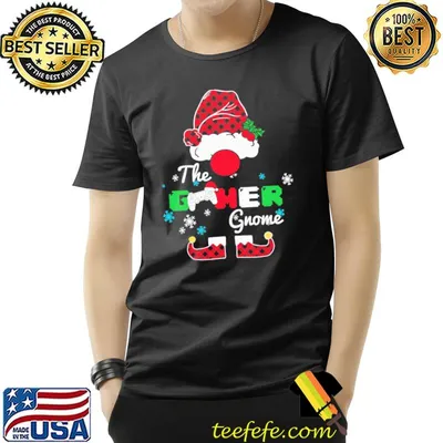 The gamer gnome family matching christmas funny and unique gift shirt