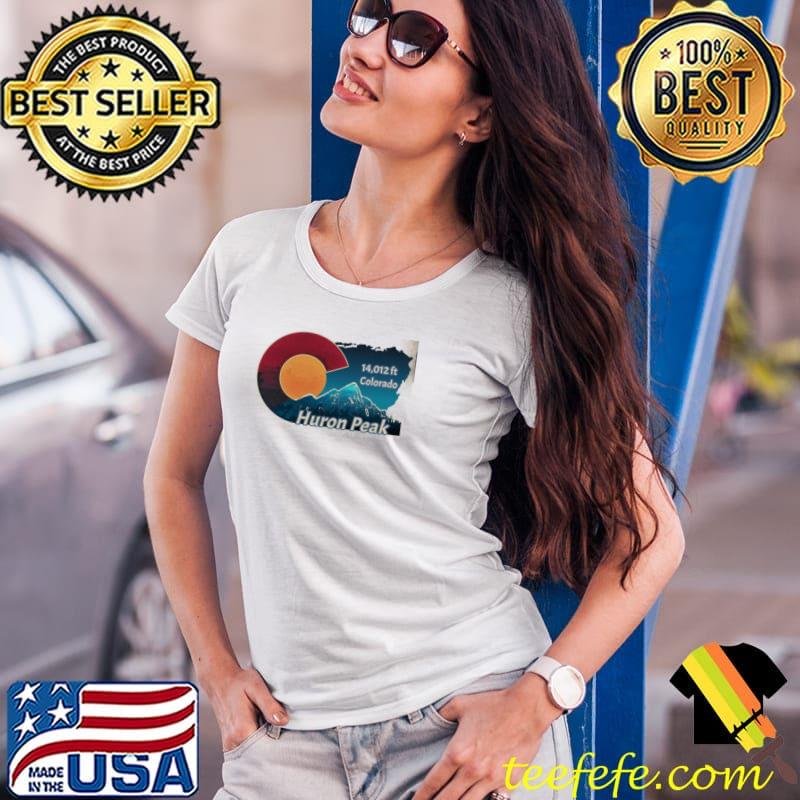 The iconic peak huron peak Colorado s Ladies Tee The iconic peak huron peak Colorado s Ladies Tee