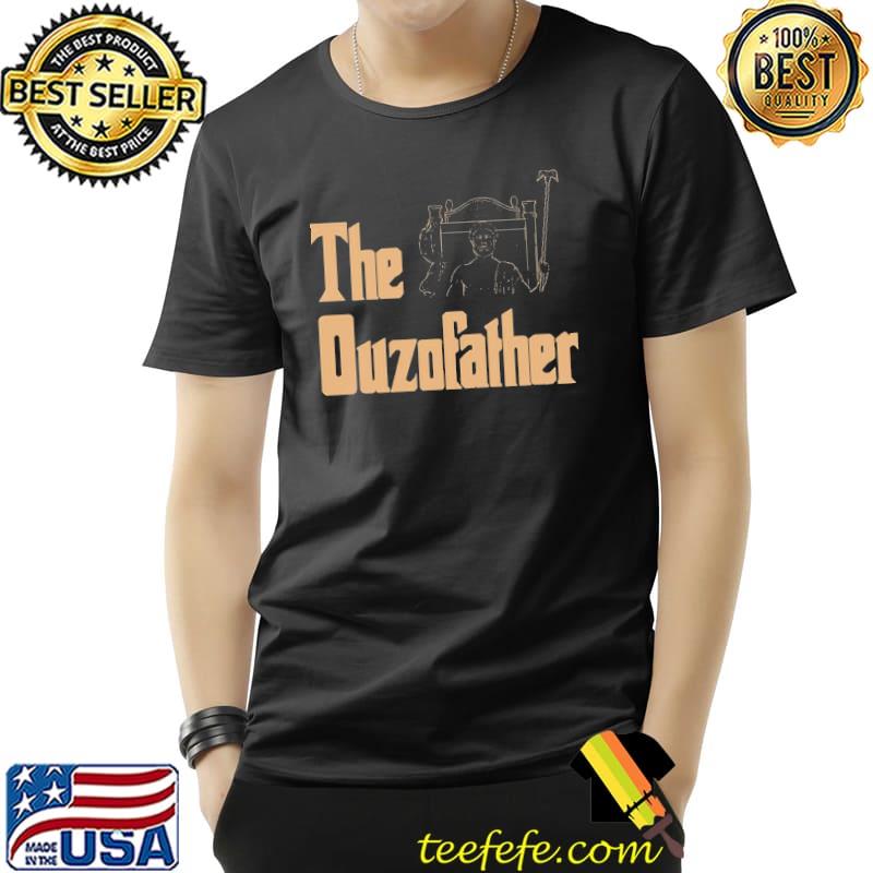 The ouzofather ouzo greek food and drink history joke shirt