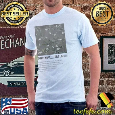 This is what feels like jvke aesthetic minimalist poster shirt