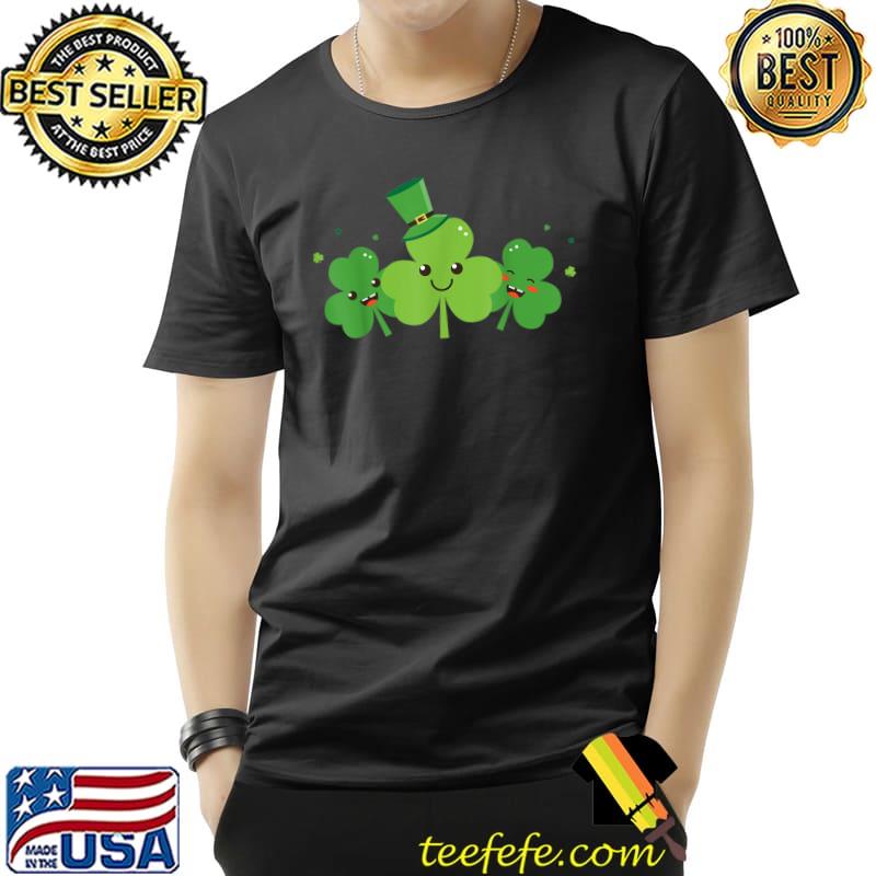 Three Clover Shamrock Leprechaun Hat St Patricks Day T-Shirt Unisex Three Clover Shamrock Leprechaun Hat St Patricks Day T-Shirt Unisex