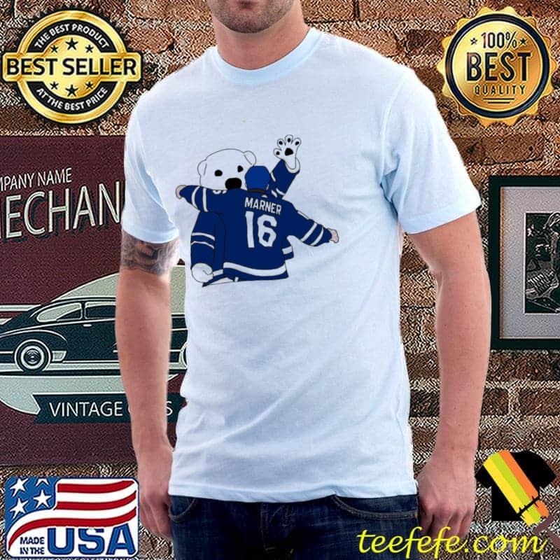 Toronto maple leafs mitch marner and carlton the bear shirt