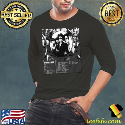 Tour 2023 cuts and bruises inhaler with dates trending shirt