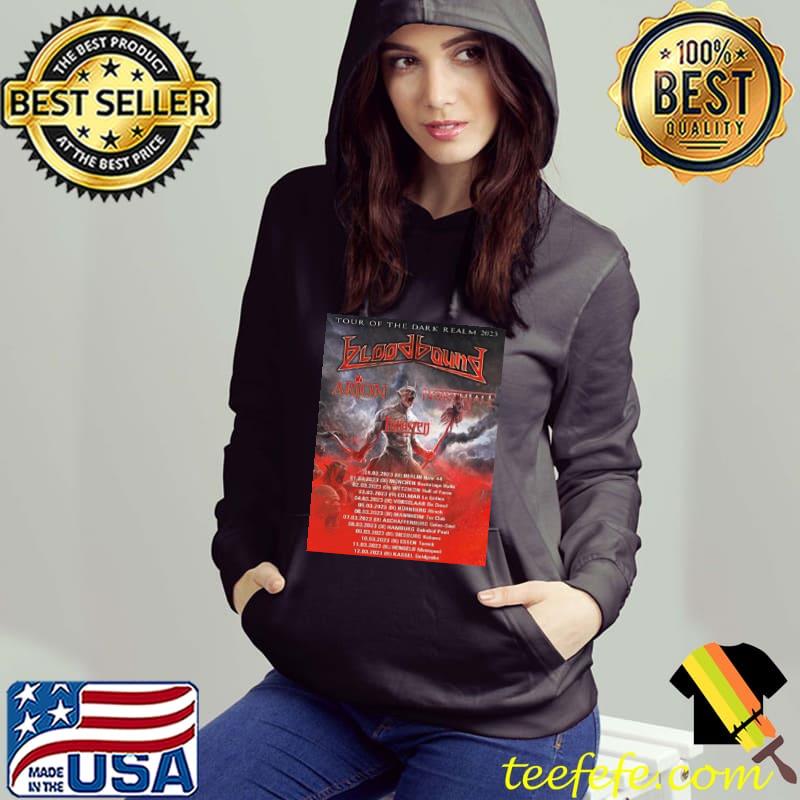 Tour of the dark realm 2023 bloodbound with dates trending classic s Hoodie Tour of the dark realm 2023 bloodbound with dates trending classic s Hoodie