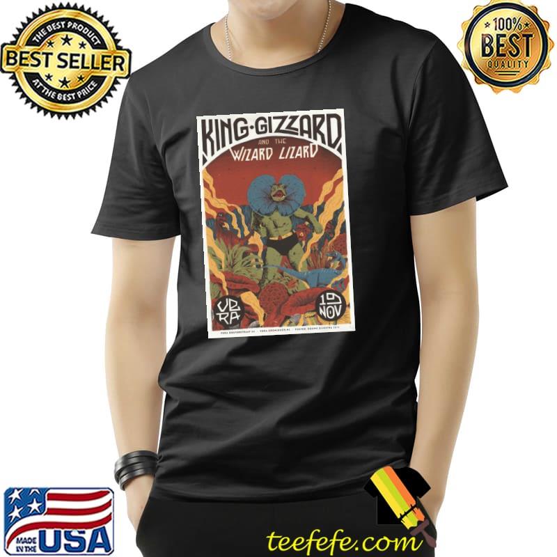 Tour poster king gizzard and the lizard wizard shirt