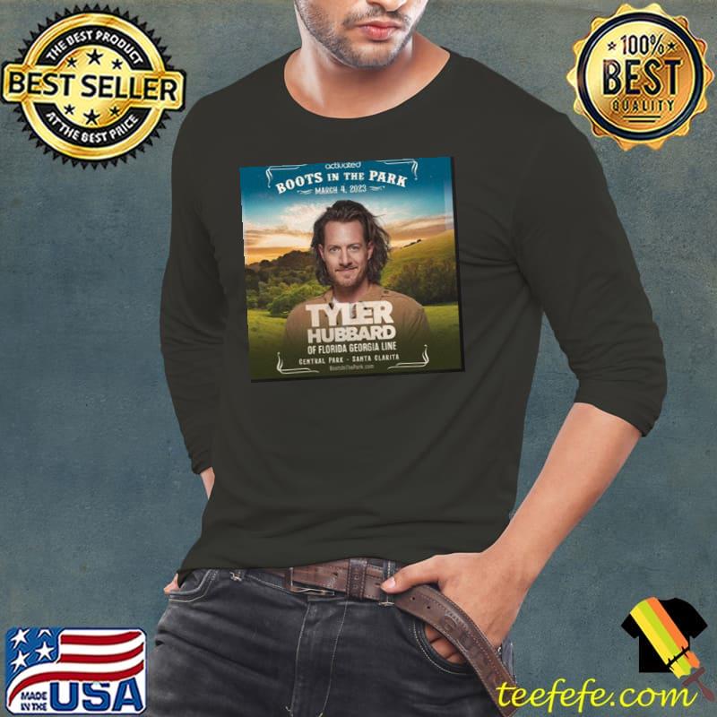Tyler hubbard boots in the park 2023 trending classic shirt
