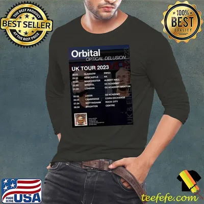 Uk tour 2023 with dates optical delusion orbital trending classic shirt