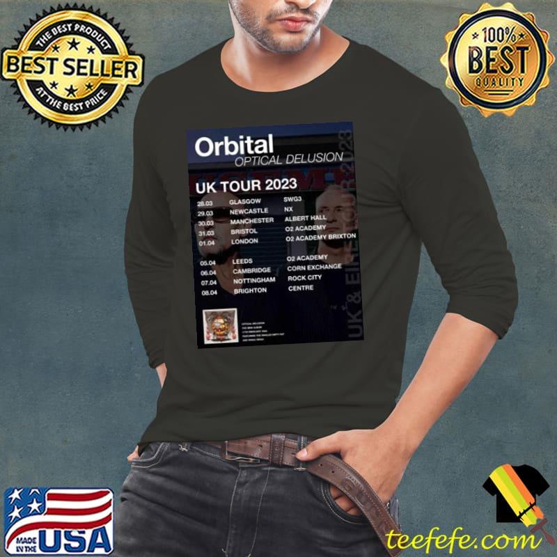Uk tour 2023 with dates optical delusion orbital trending classic shirt
