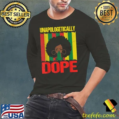Unapologetically Dope Black Afro Black History Month Vintage T-Shirt