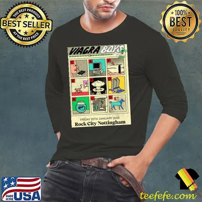 Viagra boys rock city nottingham 2023 trending classic shirt