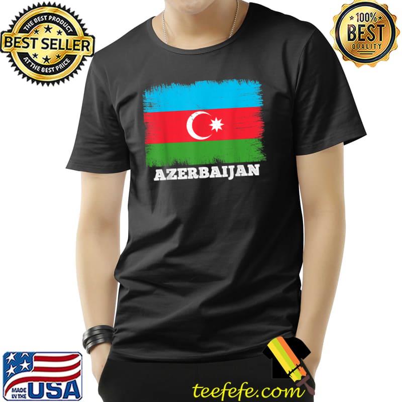 Vintage Flag Azerbaijan Country Flag Azerbaijani T-Shirt Unisex Vintage Flag Azerbaijan Country Flag Azerbaijani T-Shirt Unisex