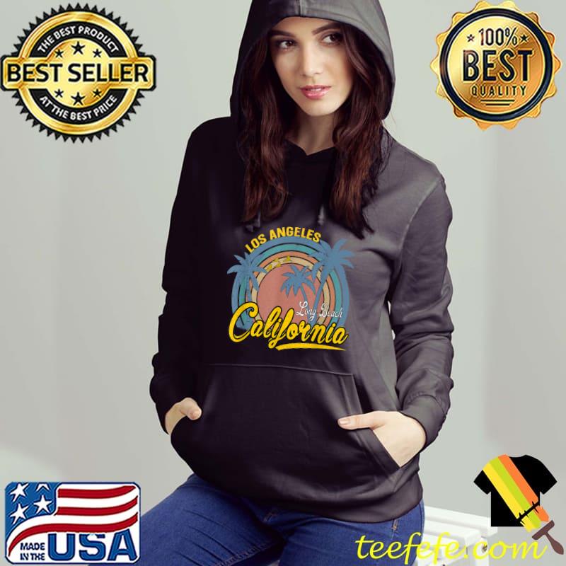 Vintage Los Angeles Long Beach California Palms Tree T-Shirt Hoodie Vintage Los Angeles Long Beach California Palms Tree T-Shirt Hoodie