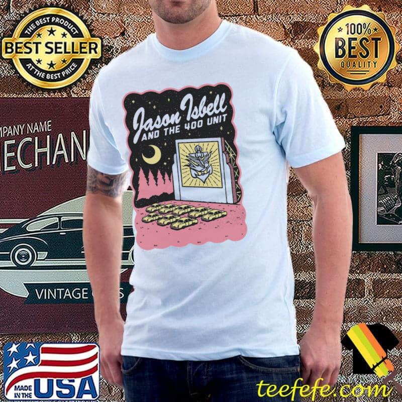Vintage style album cover jason isbell and the 400 unit shirt