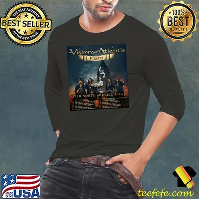 Visions of atlantis pirates over north America 2023 tour with dates trending classic shirt