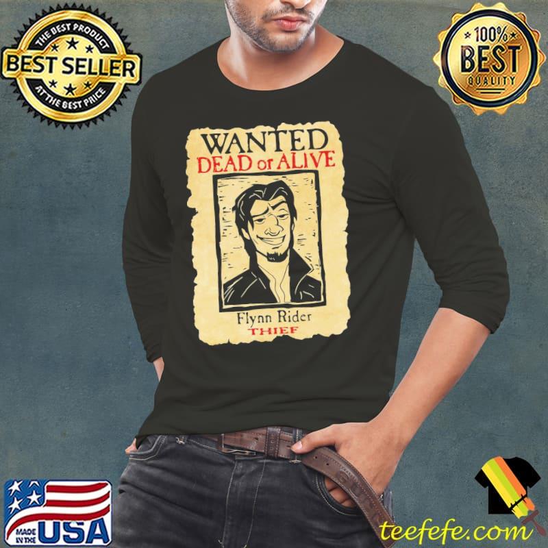 Wanted flynn rider broken nose s Long Sleeve Tee Wanted flynn rider broken nose s Long Sleeve Tee